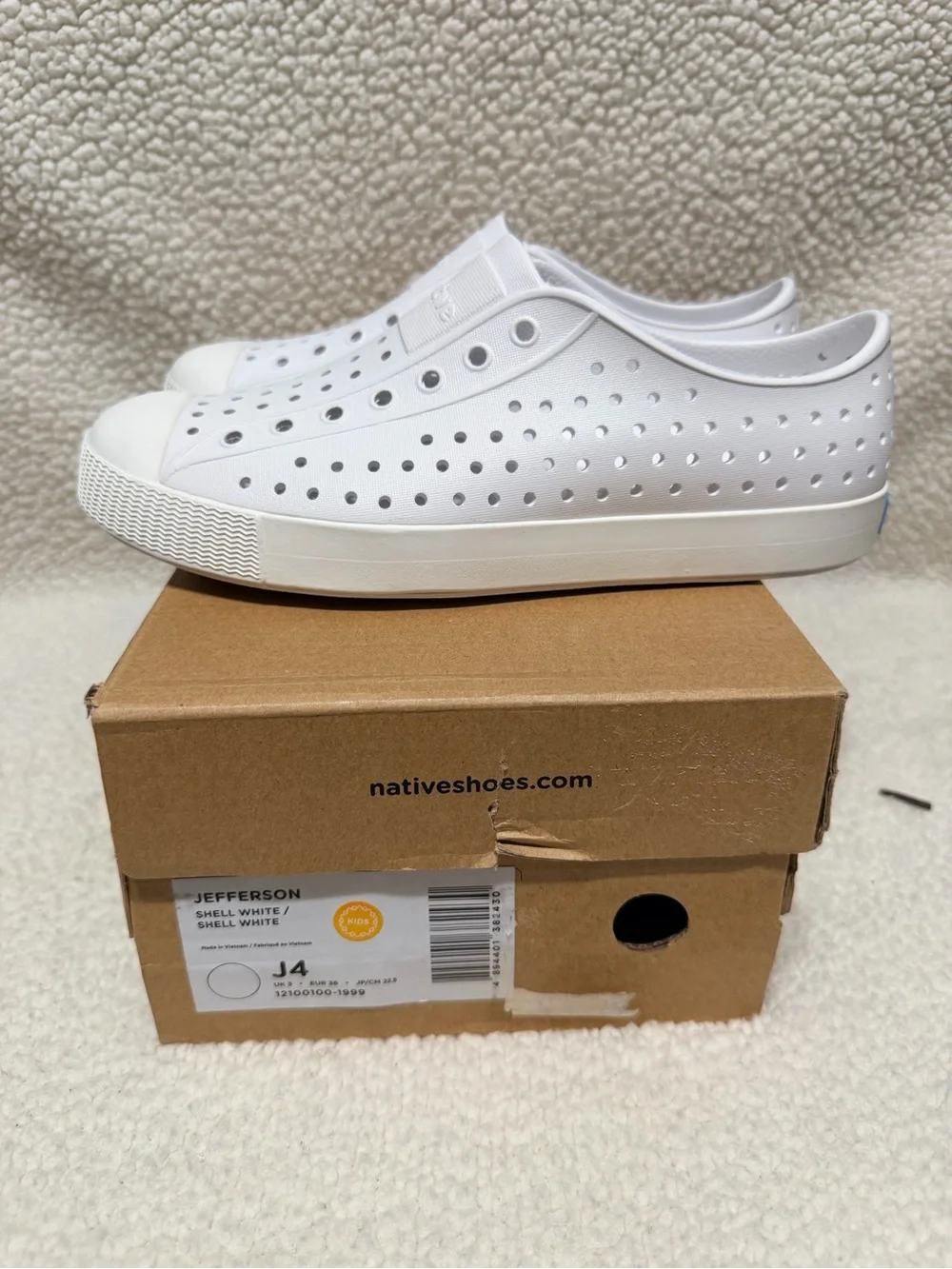 Native Jefferson Slip-On Sneakers - Shell White